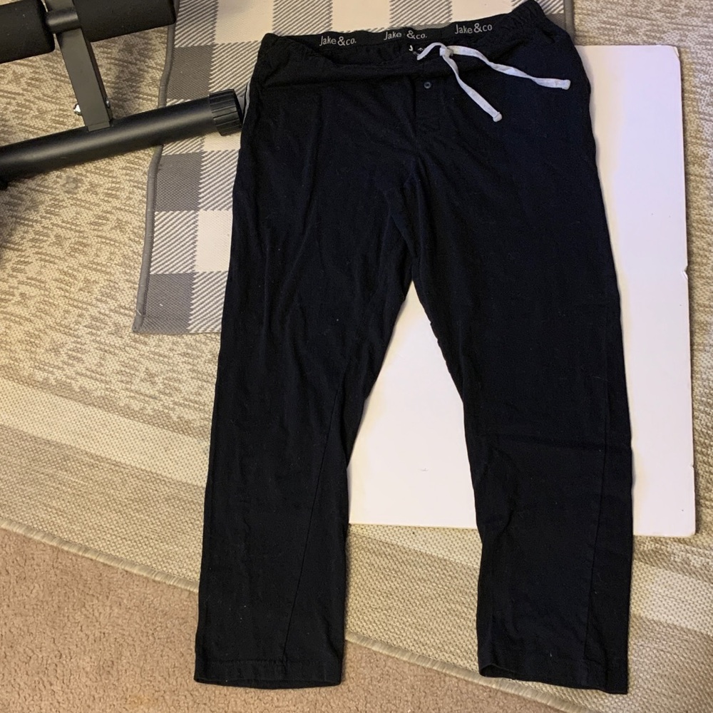 Jake & Co. - Black Joggers - High Rise- Athleisure Active Wear- woman's XL - Picture 3 of 9